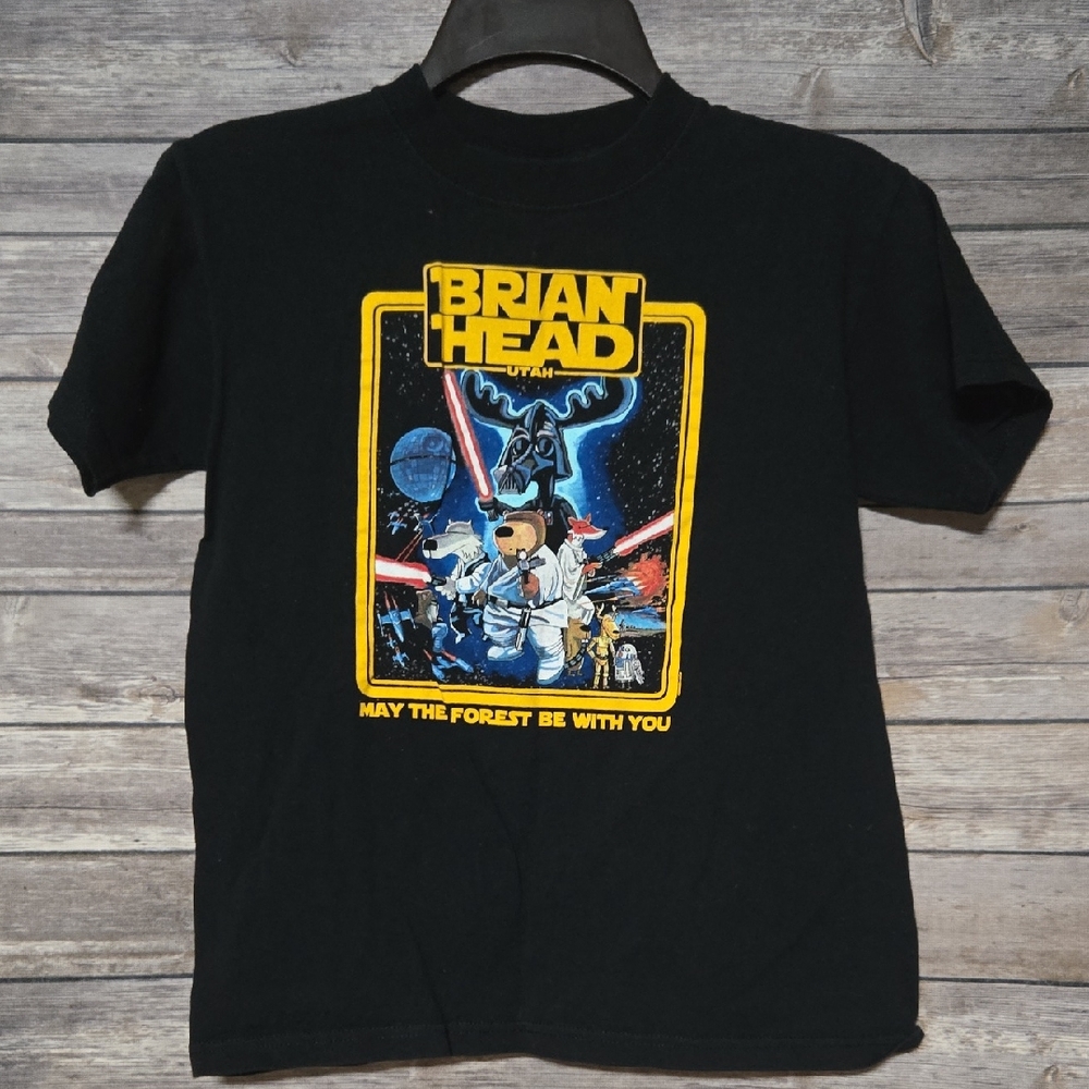 Black Short Sleeve Tees with Bold Graphics